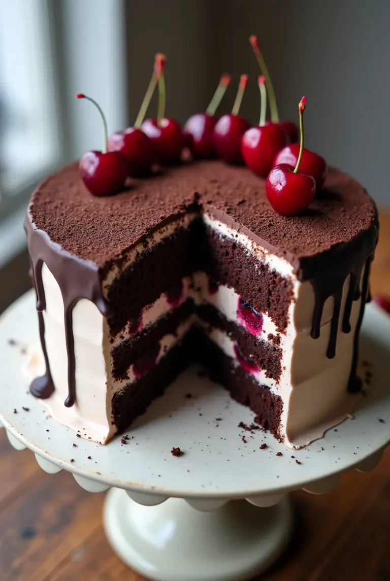 Easy Chocolate Cherry Cake