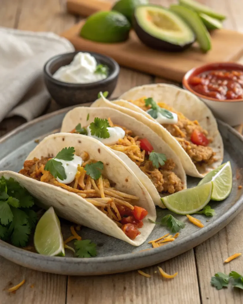 Easy Instant Pot Chicken Tacos Quick & Flavorful Recipe