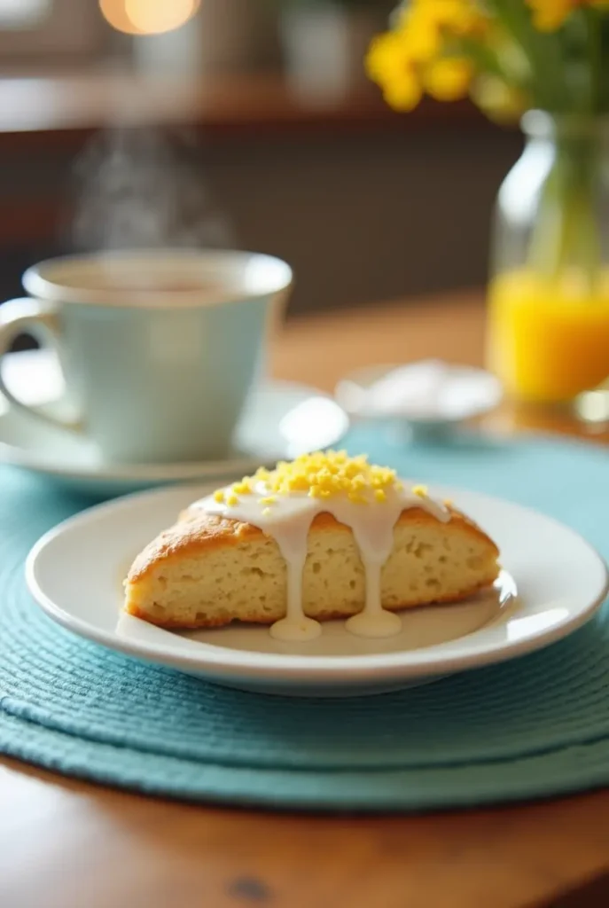 Lemon Scones Easy Recipe & Lemon Glaze Serving Suggestions